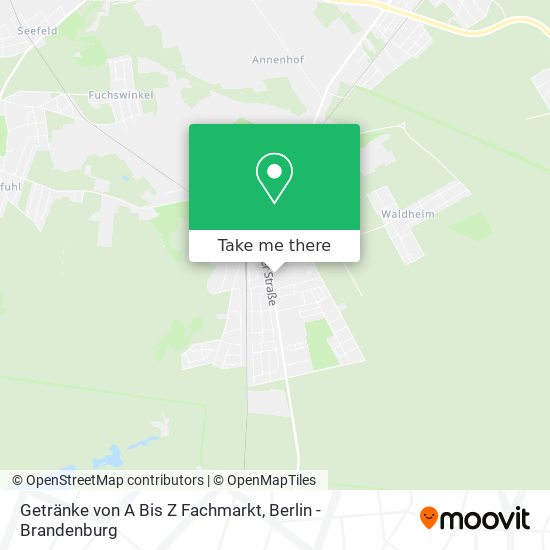 Getränke von A Bis Z Fachmarkt map