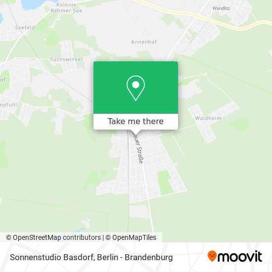 Карта Sonnenstudio Basdorf