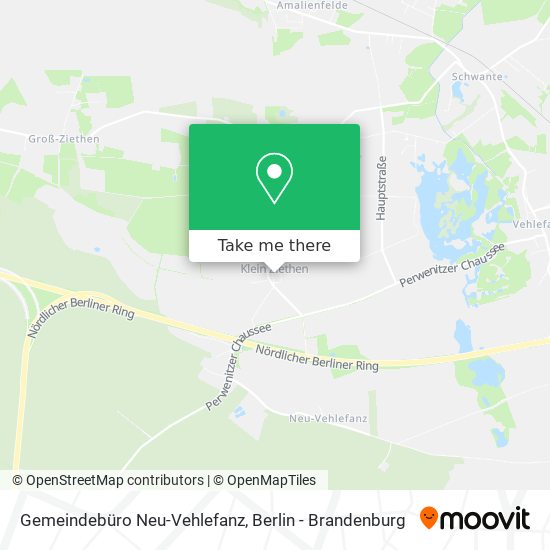 Gemeindebüro Neu-Vehlefanz map