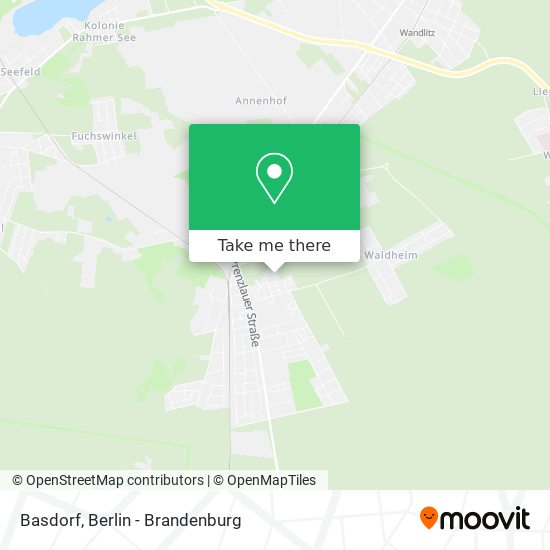 Basdorf map