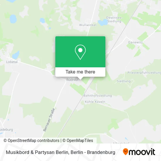 Карта Musikbord & Partysan Berlin
