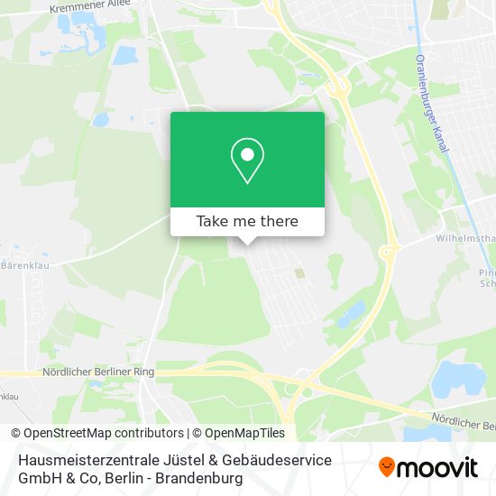 Карта Hausmeisterzentrale Jüstel & Gebäudeservice GmbH & Co