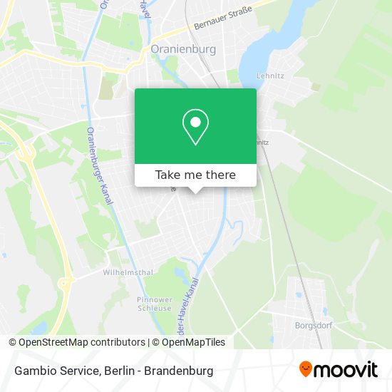 Gambio Service map
