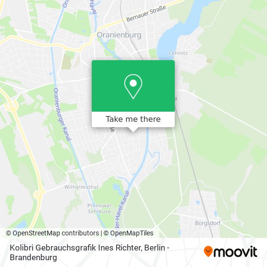 Kolibri Gebrauchsgrafik Ines Richter map