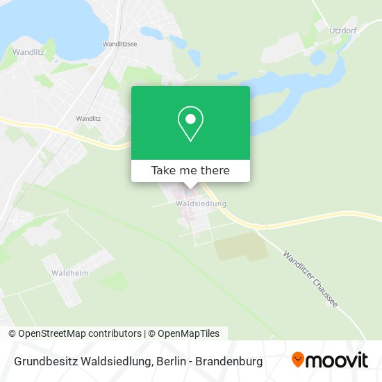 Карта Grundbesitz Waldsiedlung