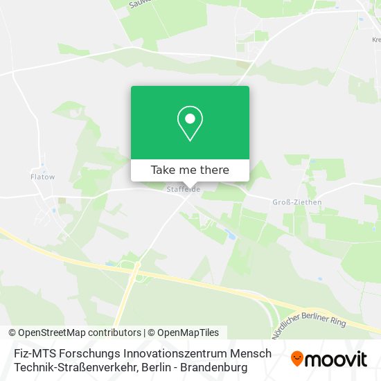 Карта Fiz-MTS Forschungs Innovationszentrum Mensch Technik-Straßenverkehr