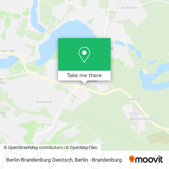 Карта Berlin-Brandenburg Diestsch