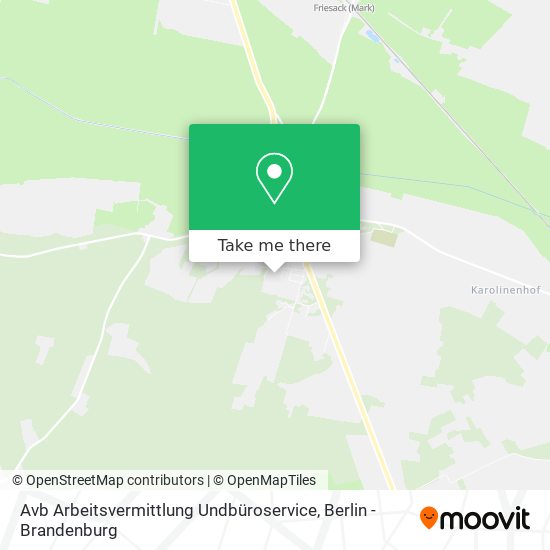 Avb Arbeitsvermittlung Undbüroservice map