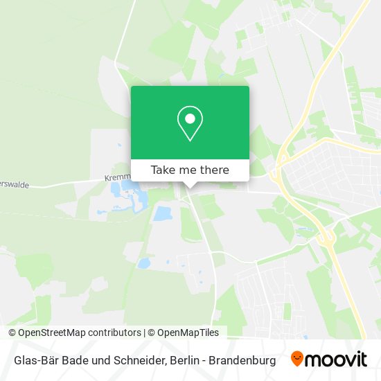 Glas-Bär Bade und Schneider map