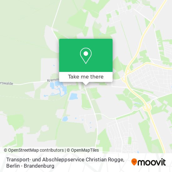 Transport- und Abschleppservice Christian Rogge map