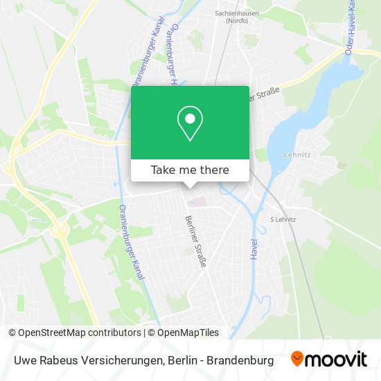 Uwe Rabeus Versicherungen map