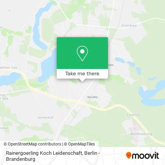 Карта Rainergoerling Koch Leidenschaft