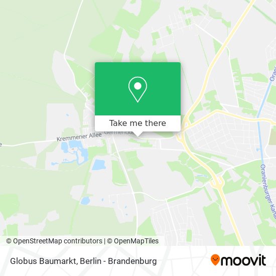 Карта Globus Baumarkt