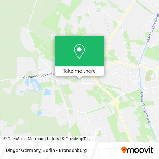 Карта Dinger Germany