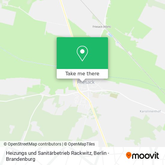 Heizungs und Sanitärbetrieb Rackwitz map