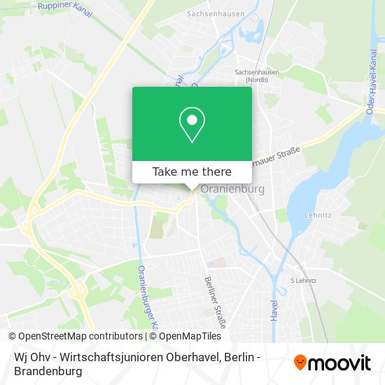Карта Wj Ohv - Wirtschaftsjunioren Oberhavel