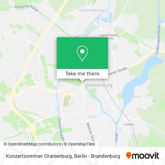 Konzertsommer Oranienburg map