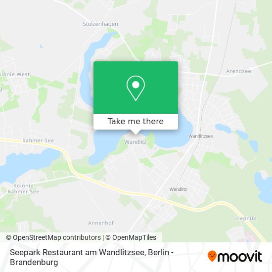 Seepark Restaurant am Wandlitzsee map