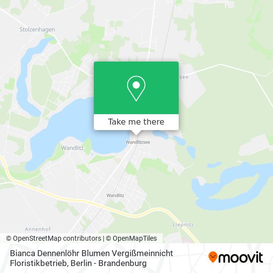 Bianca Dennenlöhr Blumen Vergißmeinnicht Floristikbetrieb map