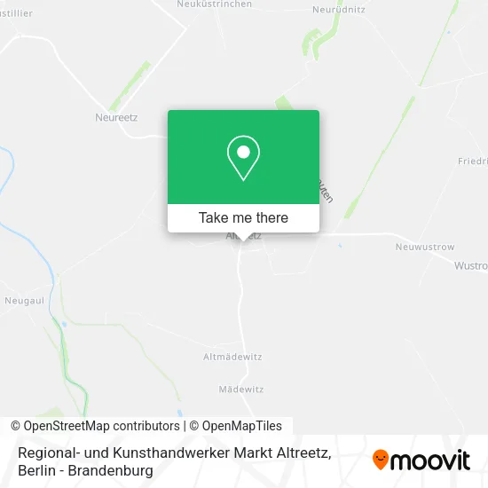 Карта Regional- und Kunsthandwerker Markt Altreetz