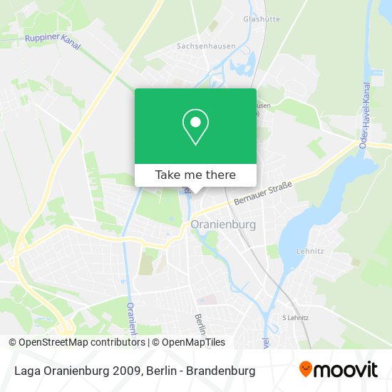 Laga Oranienburg 2009 map