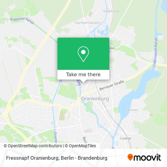 Fressnapf Oranienburg map