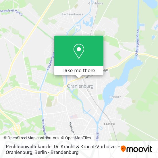 Rechtsanwaltskanzlei Dr. Kracht & Kracht-Vorholzer - Oranienburg map