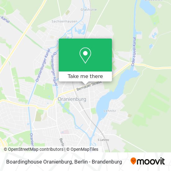 Boardinghouse Oranienburg map