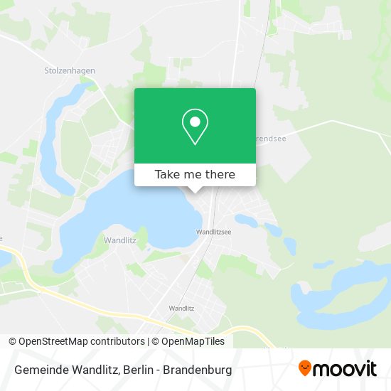 Карта Gemeinde Wandlitz
