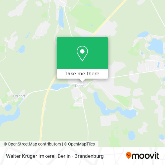 Walter Krüger Imkerei map