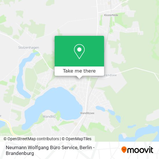 Neumann Wolfgang Büro Service map