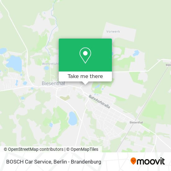 BOSCH Car Service map