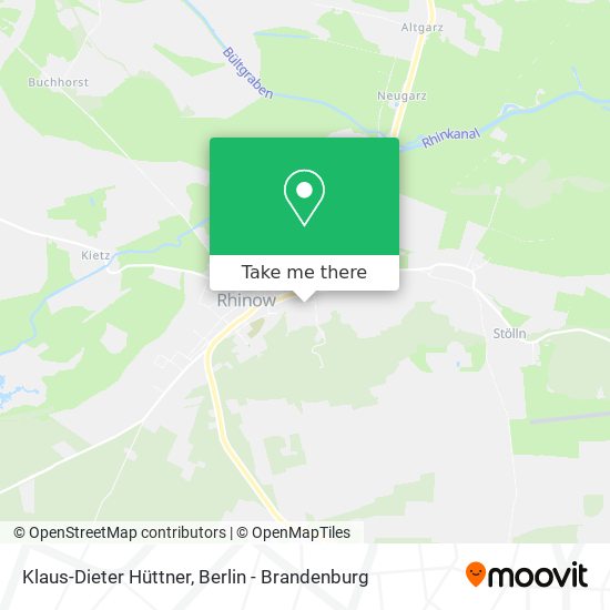 Klaus-Dieter Hüttner map