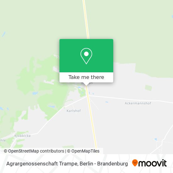 Agrargenossenschaft Trampe map