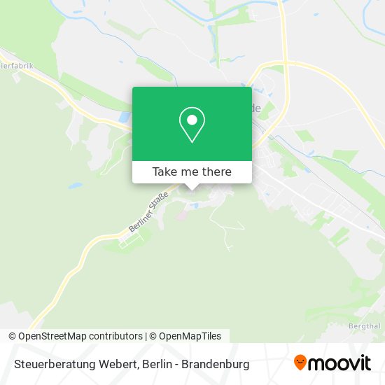Steuerberatung Webert map