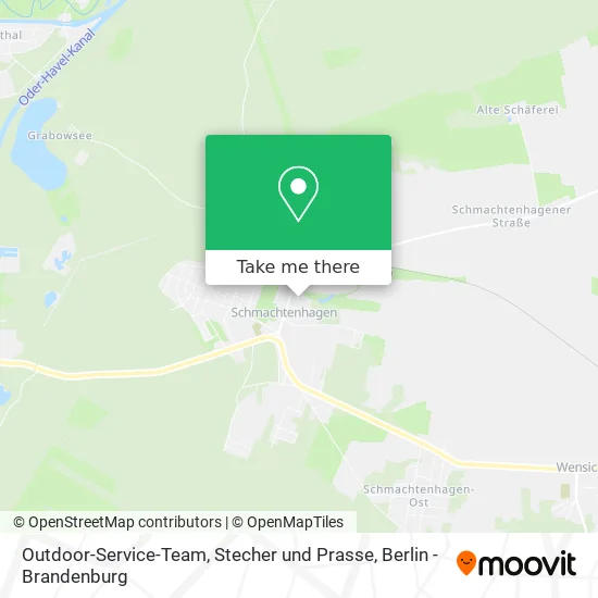 Карта Outdoor-Service-Team, Stecher und Prasse
