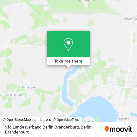 Vfd Landesverband Berlin-Brandenburg map