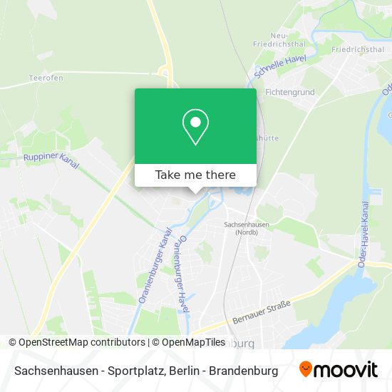 Sachsenhausen - Sportplatz map