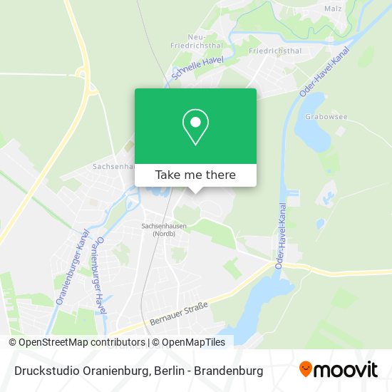 Druckstudio Oranienburg map