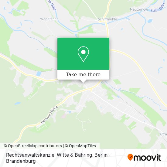 Карта Rechtsanwaltskanzlei Witte & Bähring