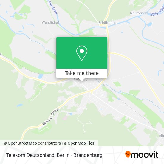 Telekom Deutschland map