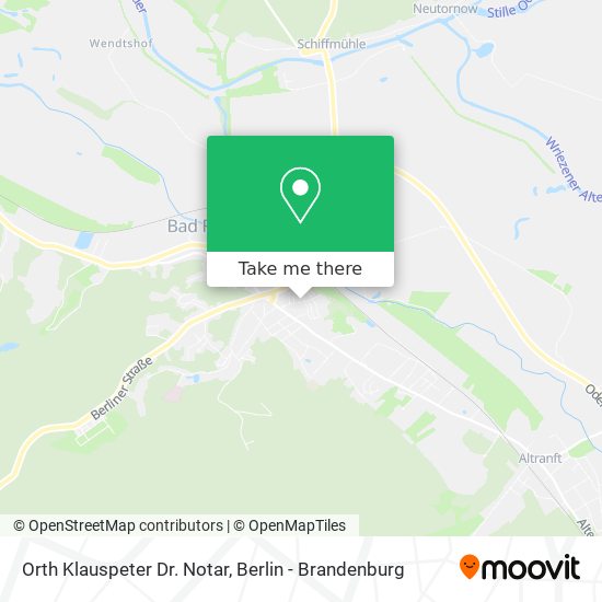 Orth Klauspeter Dr. Notar map