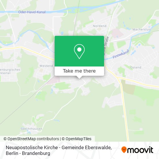 Neuapostolische Kirche - Gemeinde Eberswalde map