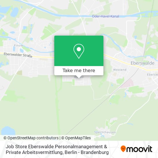 Job Store Eberswalde Personalmanagement & Private Arbeitsvermittlung map