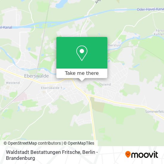 Waldstadt Bestattungen Fritsche map
