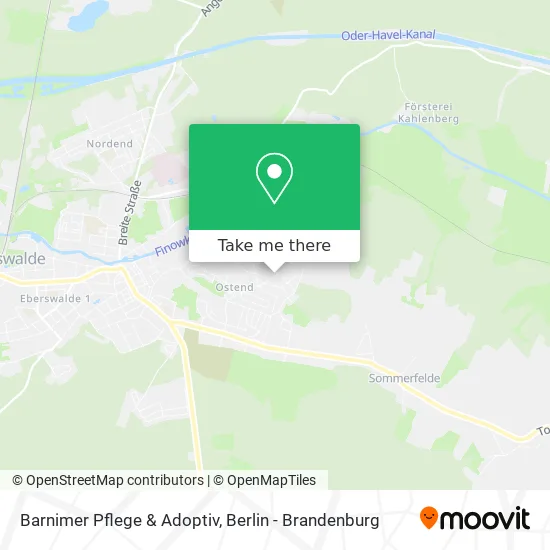 Карта Barnimer Pflege & Adoptiv