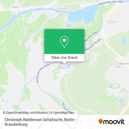 Карта Christoph Reddersen Schafzucht