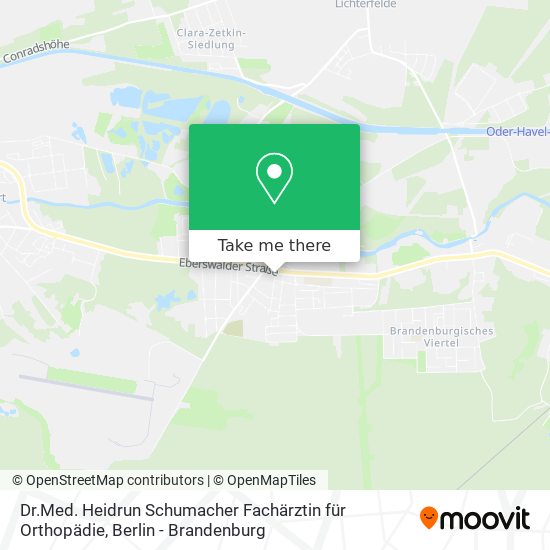 Dr.Med. Heidrun Schumacher Fachärztin für Orthopädie map