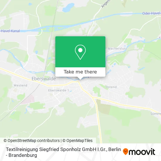 Карта Textilreinigung Siegfried Sponholz GmbH I.Gr.