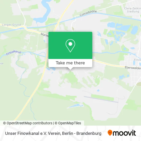 Карта Unser Finowkanal e.V. Verein